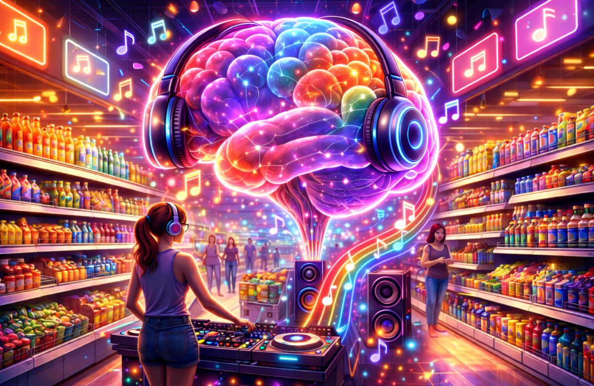 A Música que Ativa o Circuito de Recompensa. Faz o Consumidor Comprar Sem Saber Por Quê